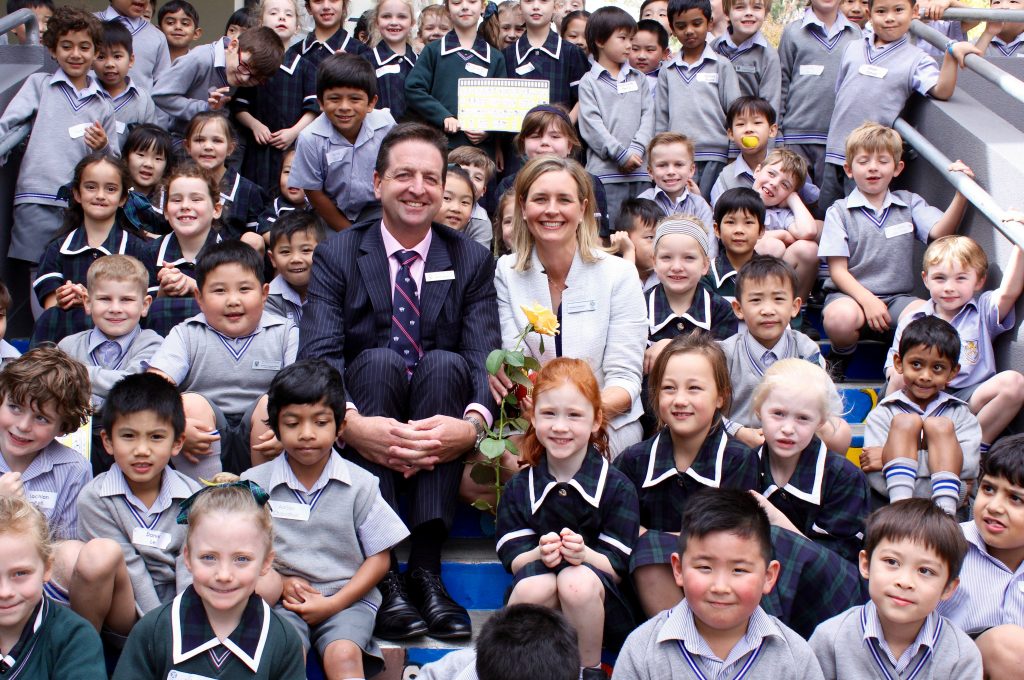 Year 1 students on their THRASS visit to Seymour College