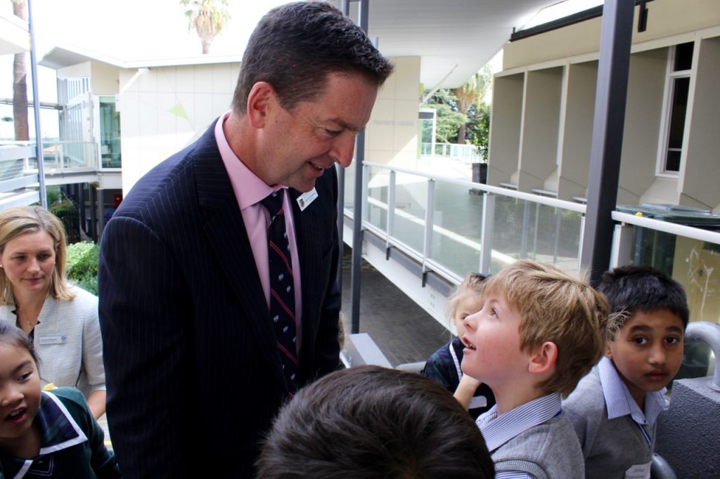 Year 1 students on their THRASS visit to Seymour College