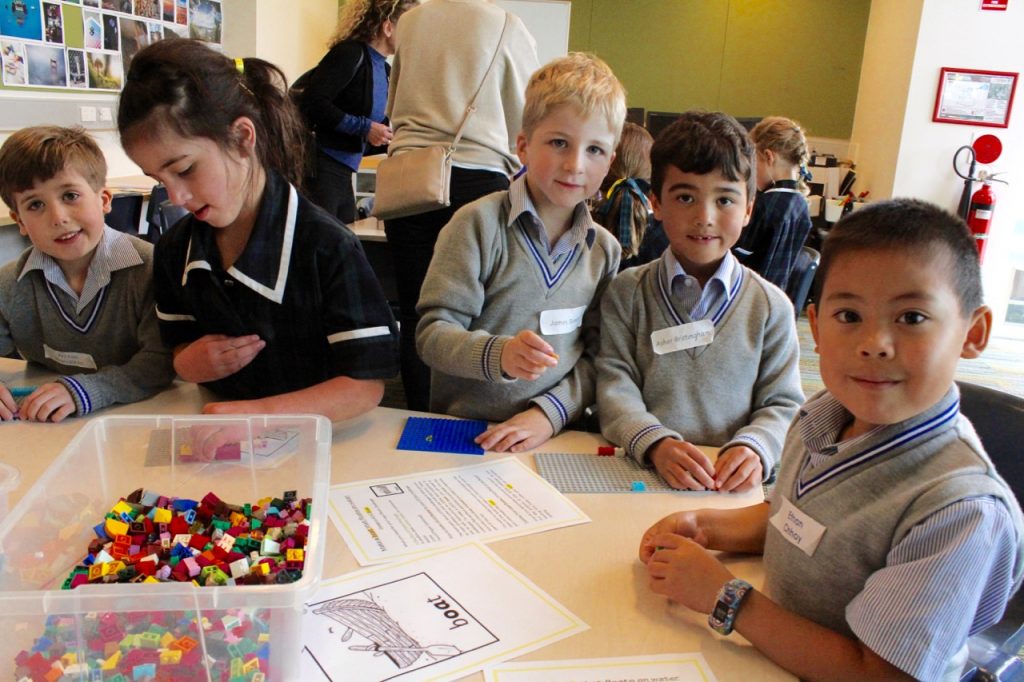 Year 1 students on their THRASS visit to Seymour College