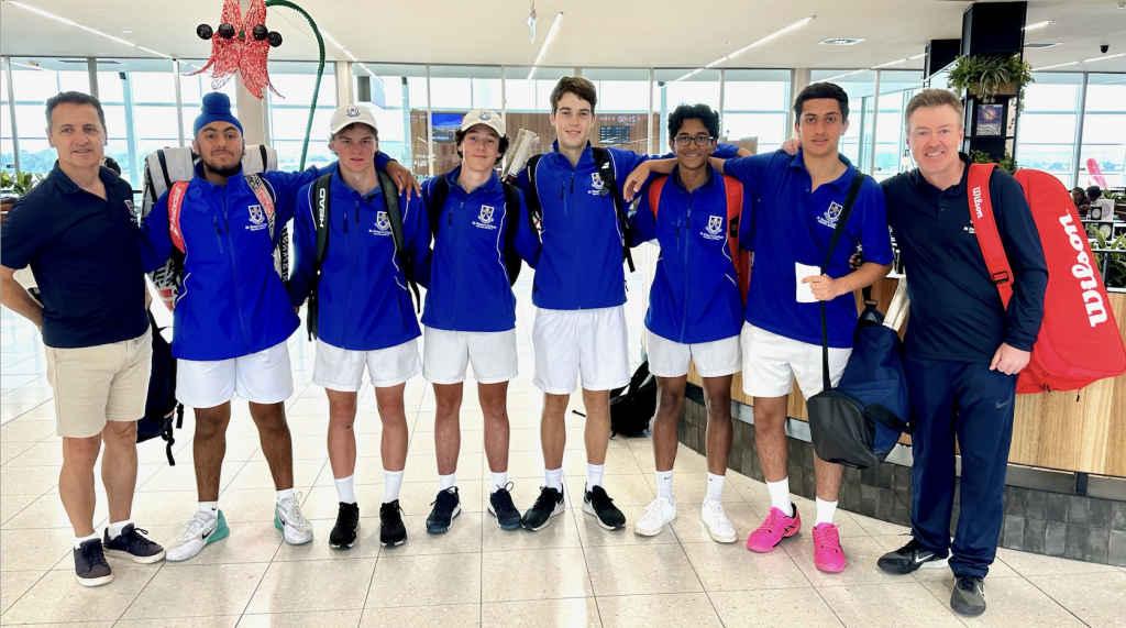 John Papazoglou (Manager), Neil Singh (Year 10), Ben Francou (Year 10), Seb Birdseye (Year 11), Oliver Grieve (Year 12), Krish Raju (Year 10), Kassra Noushabadi (Year 10)